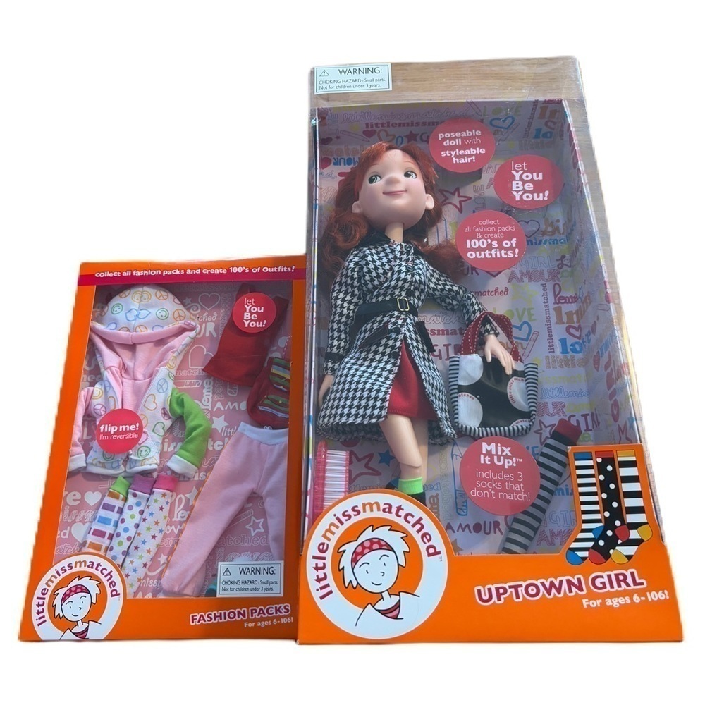 Vintage Uptown Girl Little Miss Matched Doll NEW W/ Outfit Set 32 Outfits